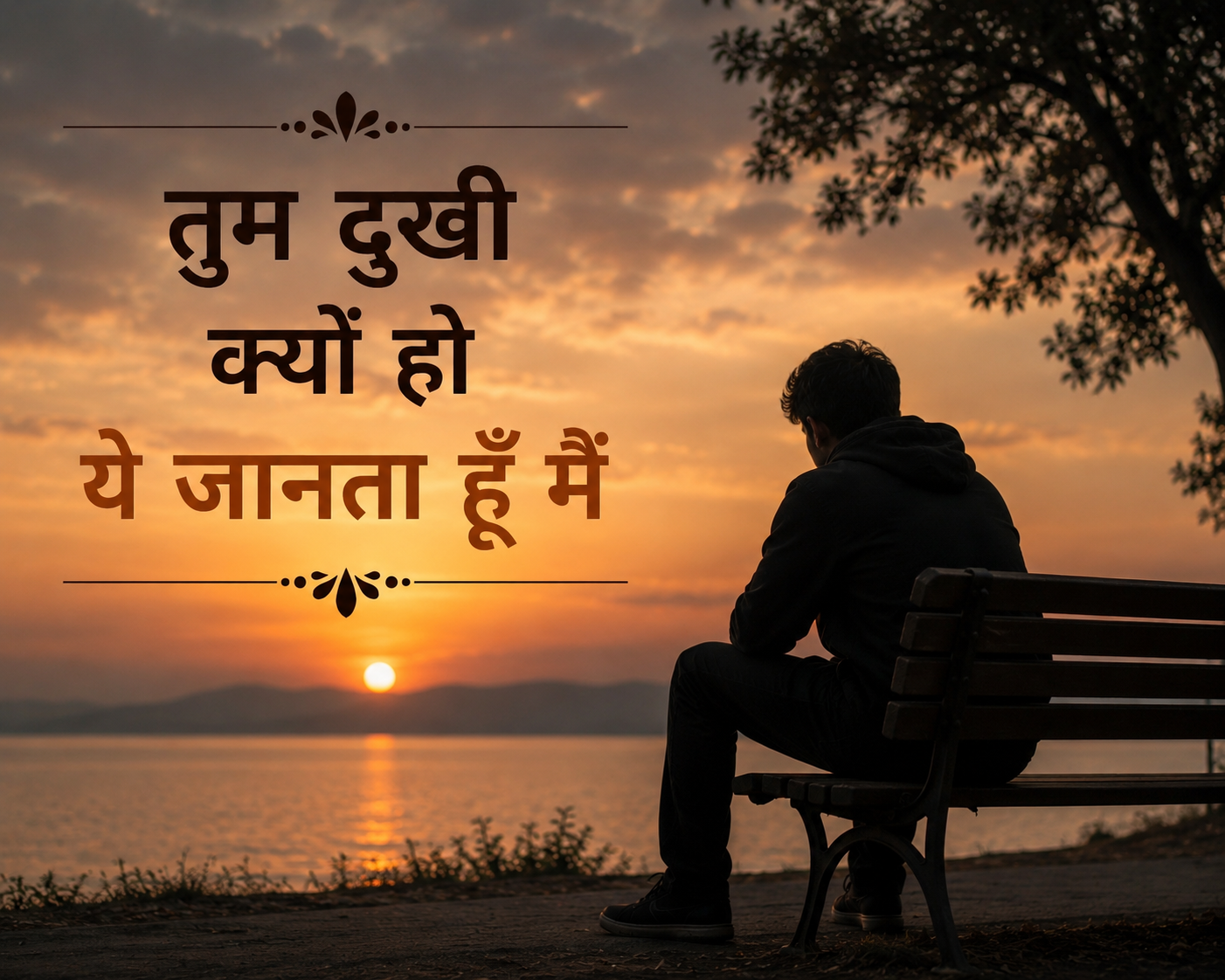Read more about the article तुम दुखी क्यों हो ये जानता हूँ मैं