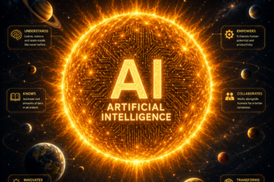 This is a new sun of intelligence; it is called Artificial Intelligence